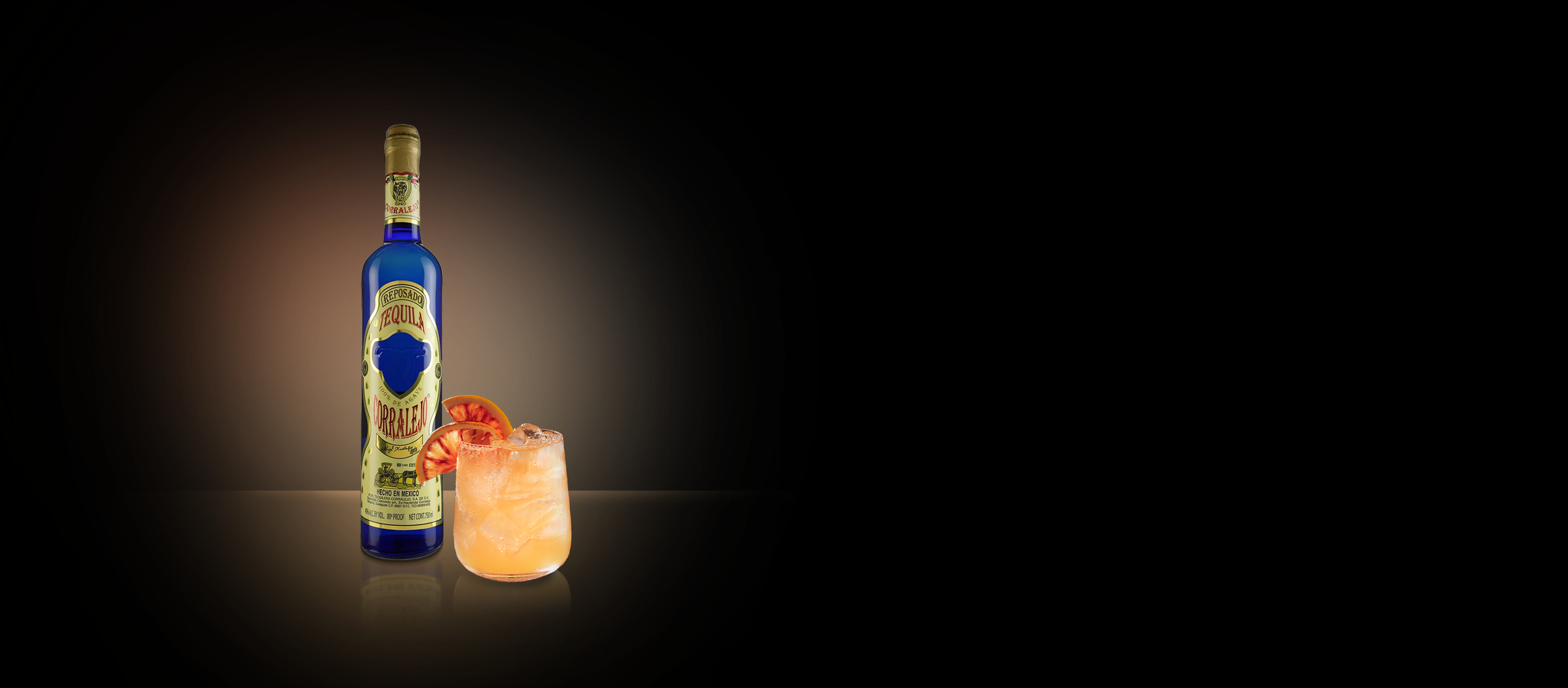 The Corralejo Tequila Reposado Bloody Orange Margarita Cocktail